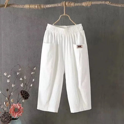 Zara linnen broek dames met elegant silhouet – Perfect voor elke dag