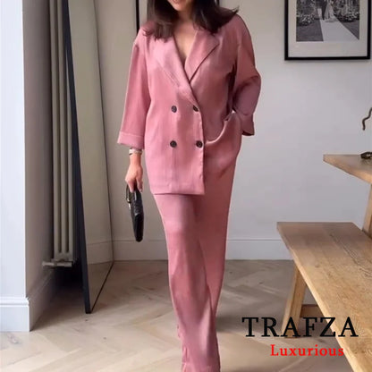 Broekpak dames met hoge taille – Flatterend en trendy