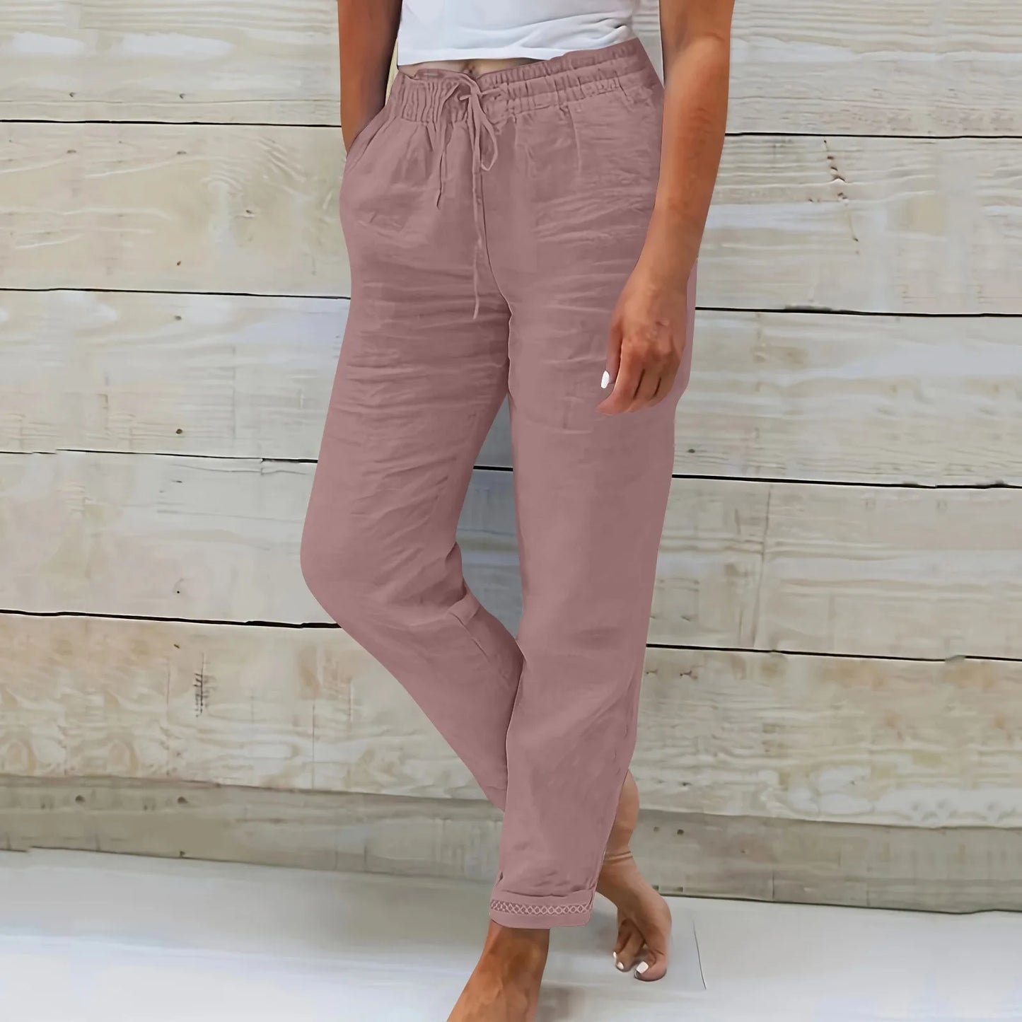 Linnen broek dames met casual uitstraling – Voor elke gelegenheid