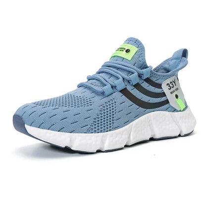 Zomerse veterschoenen voor heren in lichtgrijs