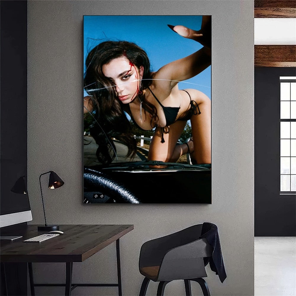 Poster in zachte pastelkleuren