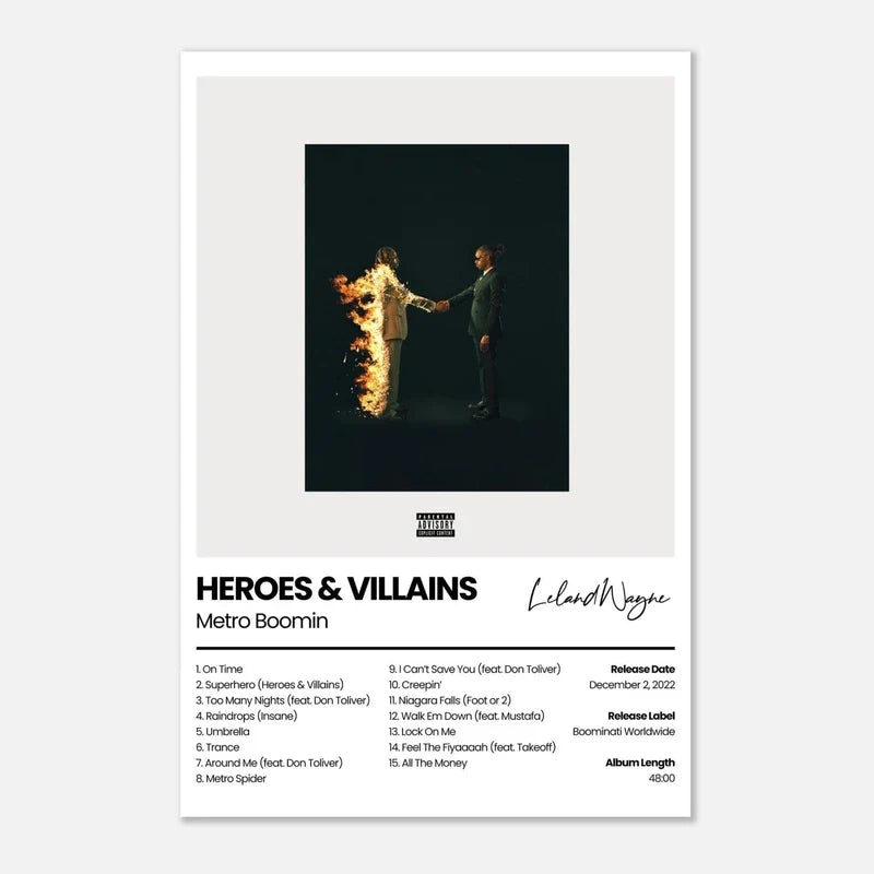 Poster met grafisch ontwerp in kleur