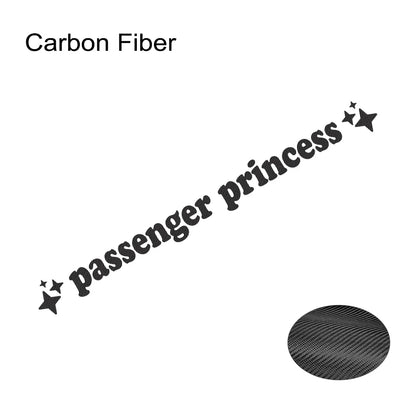 Auto stickers - Passenger Princess design voor persoonlijke uitstraling