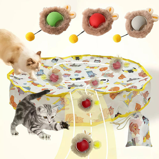 Leukste kattenspeeltjes met pluche – Zacht en schattig