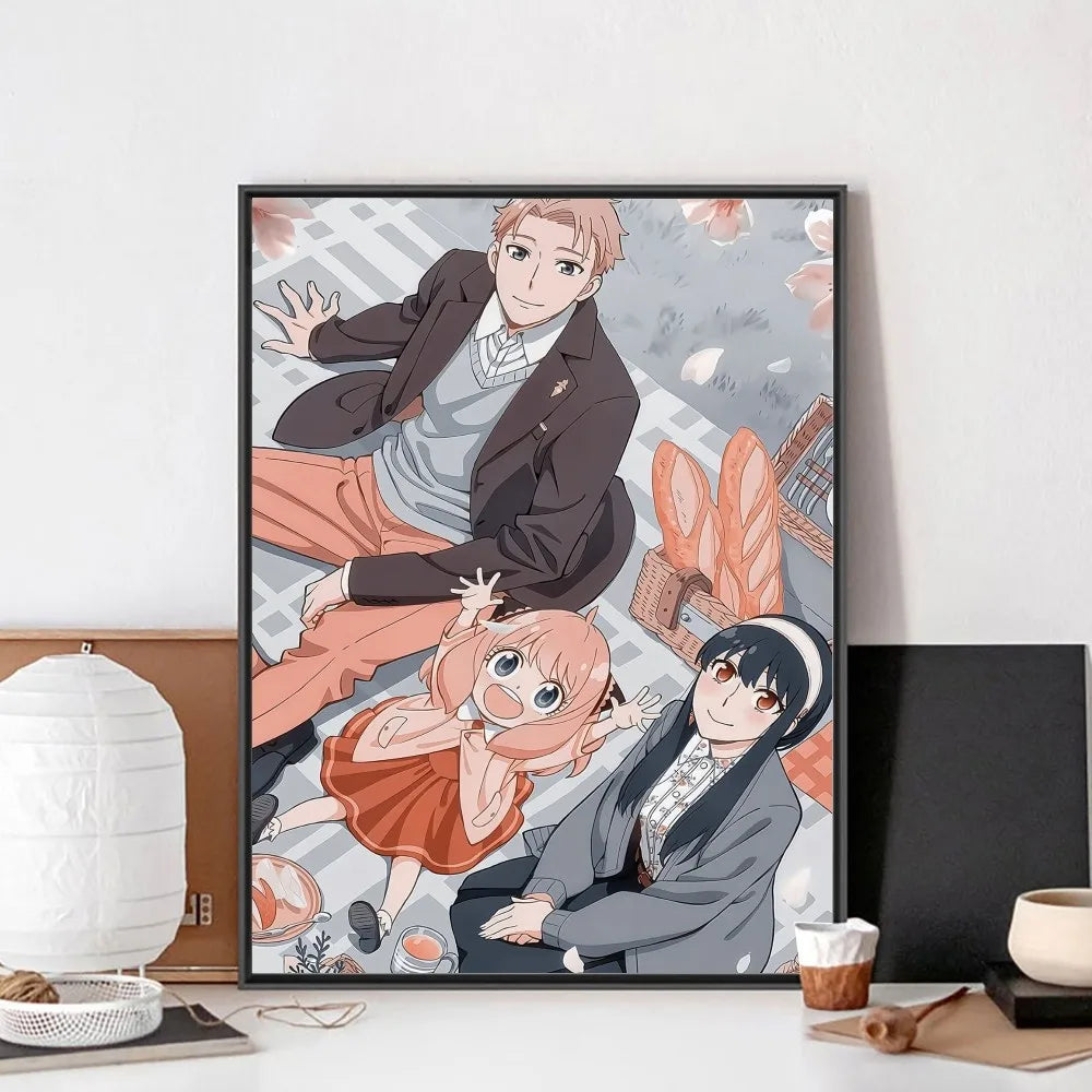 Abstracte poster in pasteltinten