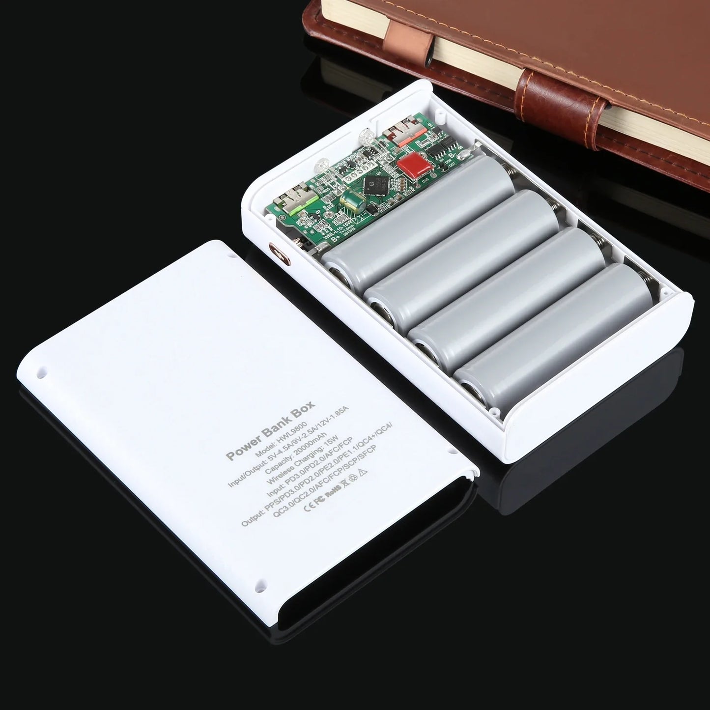 Powerbank draadloos en bekabeld laden