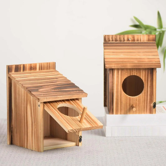 Intratuin vogelhuisje met dakgoot – Leuke details