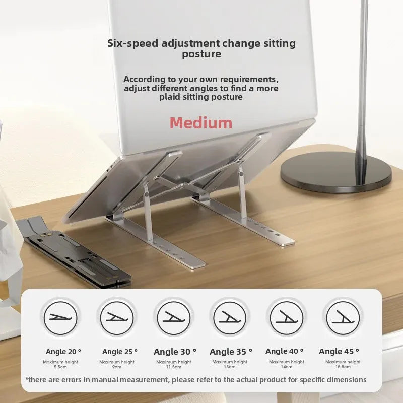 Aluminium laptop standaard met moderne uitstraling