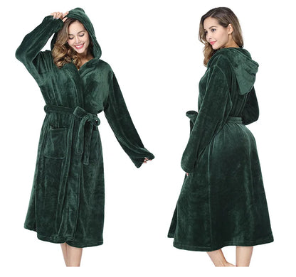 C&A ochtendjas dames fleece zacht – Ideaal voor herfst en winter