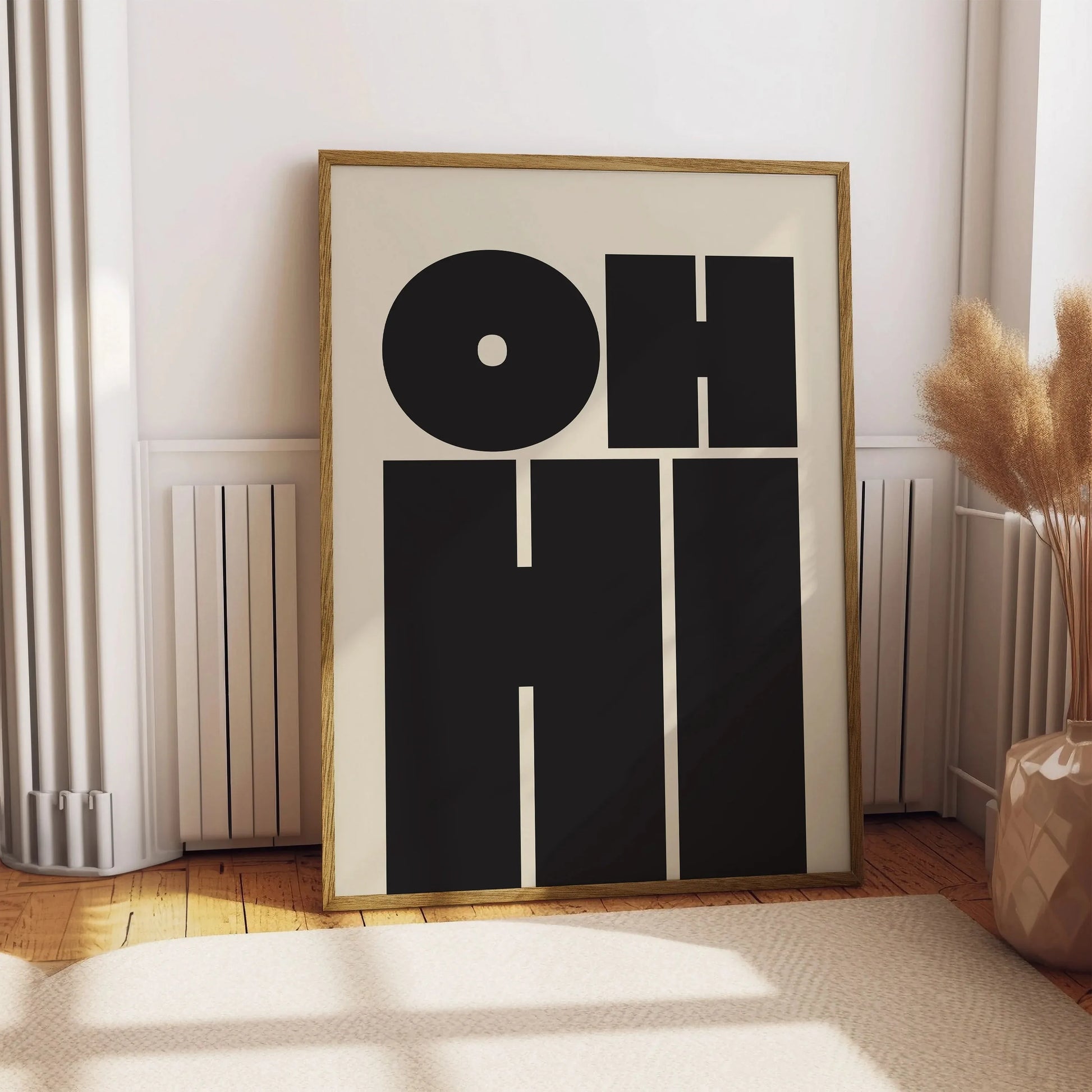 Grafische posters in zwart-wit stijl