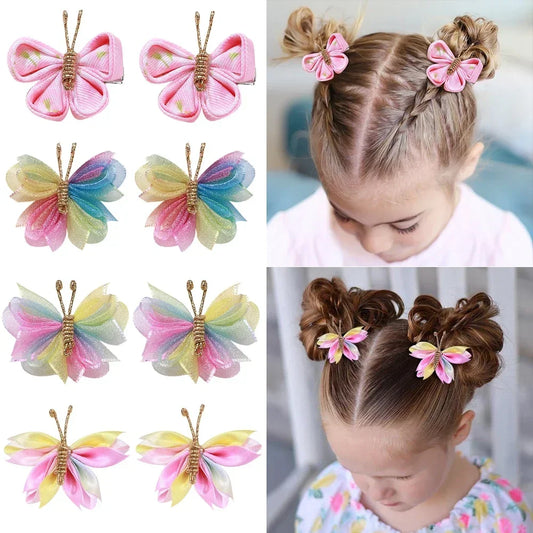 Set haaraccessoires met scrunchies en clips