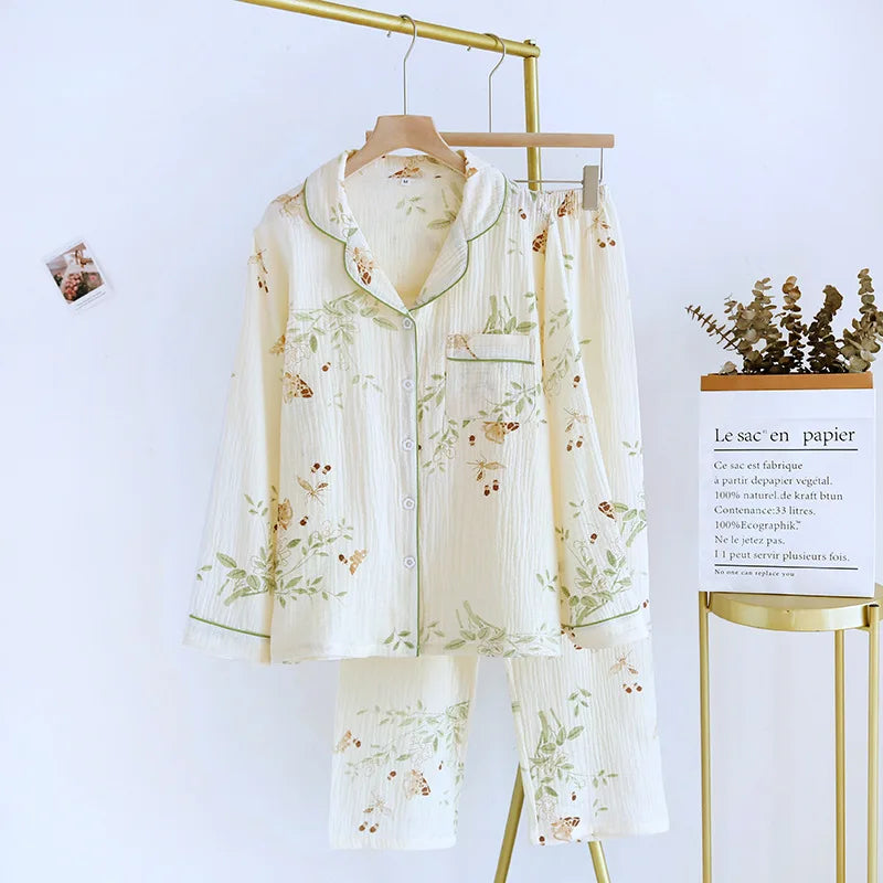 Dames pyjama Wibra met effen kleuren