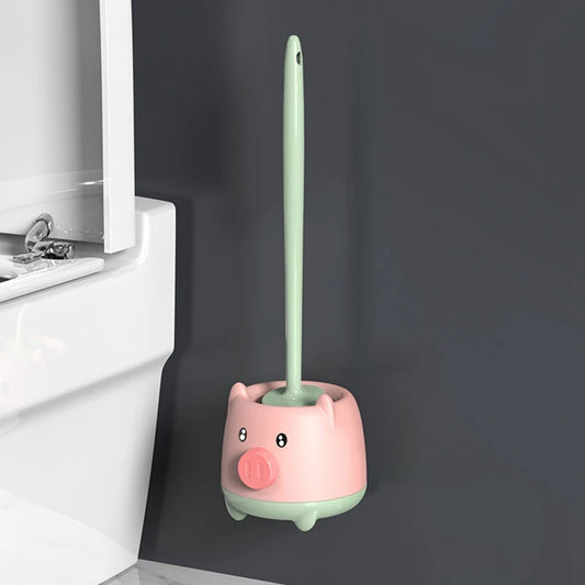 Toiletborstel met verwisselbare siliconen kop – Hygiënisch voordeel