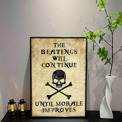 Poster met quote in sierlijke letters