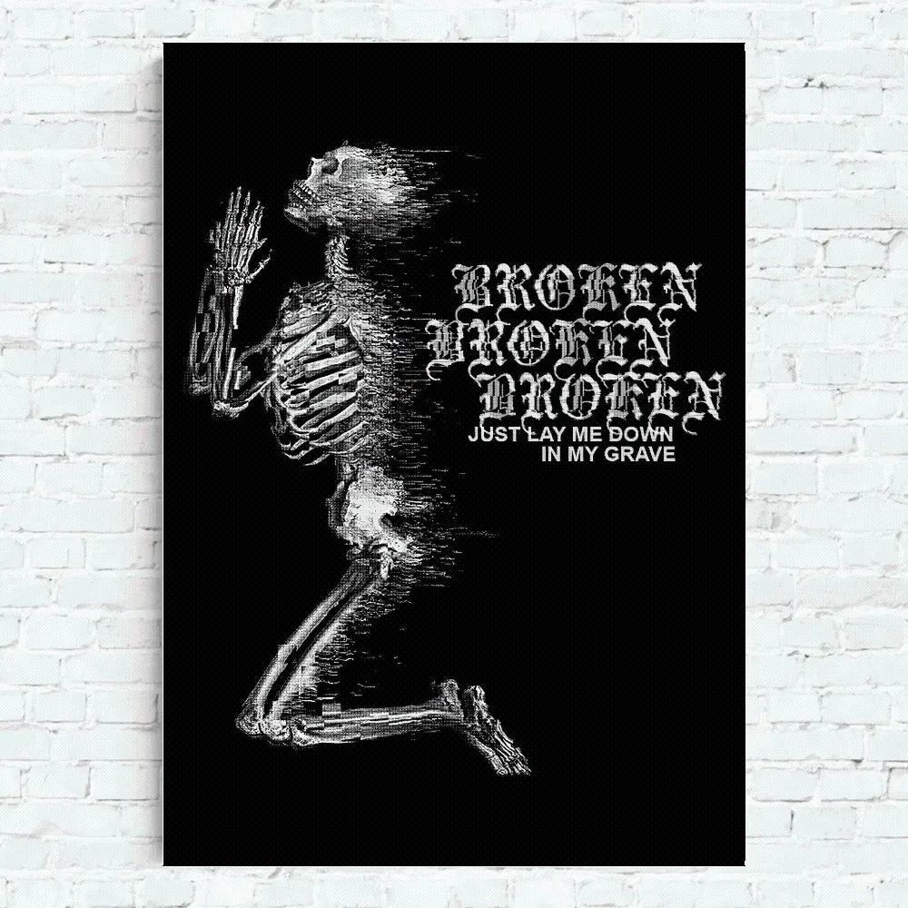 Woonkamer poster met rustgevende kleuren
