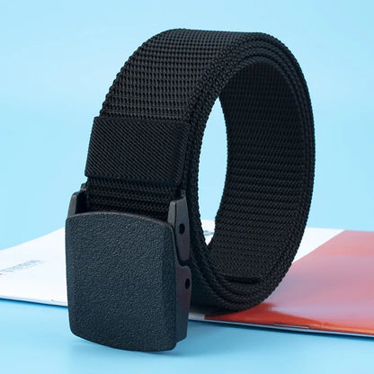 Riem heren met grove gesp voor casual outfit