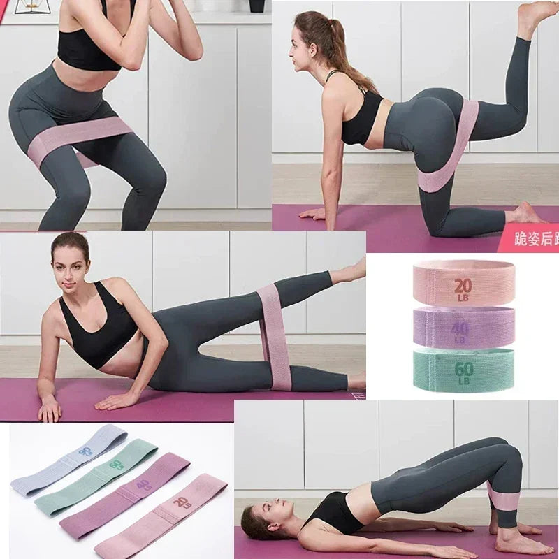 Set weerstandsbanden in pastel – Speciaal voor vrouwen