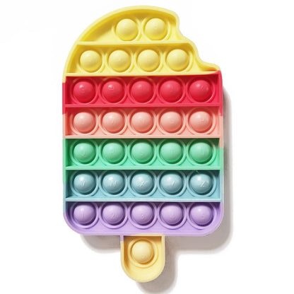 Zachte fidget toy in pasteltinten