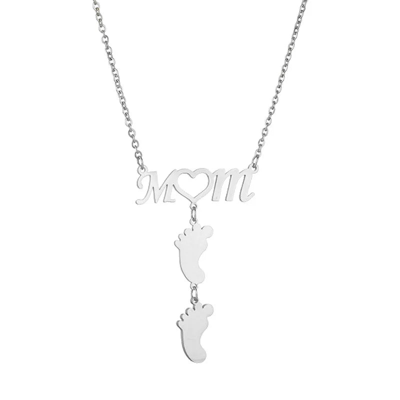 Ketting met naam en glanzend hartje