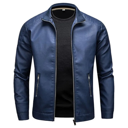 Moderne leren jassen heren met slim fit – Voor een verzorgde look