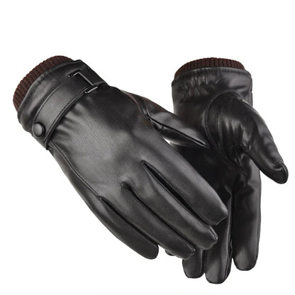 Chique leren handschoenen voor mannen