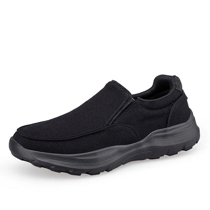 Zomerse heren schoenen van ademend canvas