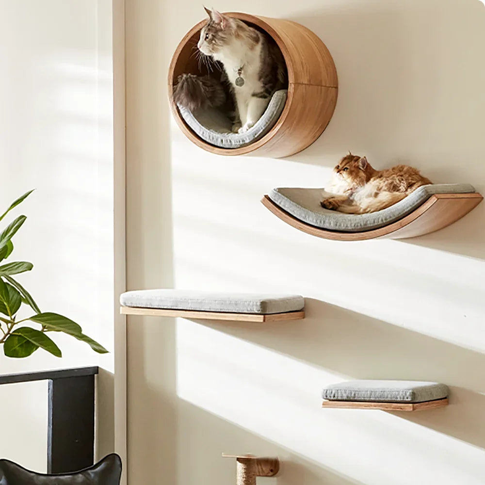 Kattenpaal met zachte kussens – Comfort en stijl