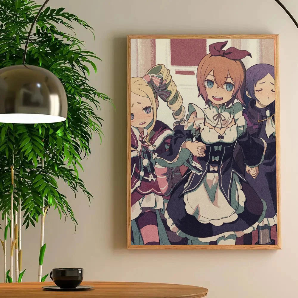 Zwart-wit portretposter