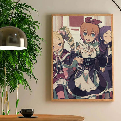 Zwart-wit portretposter