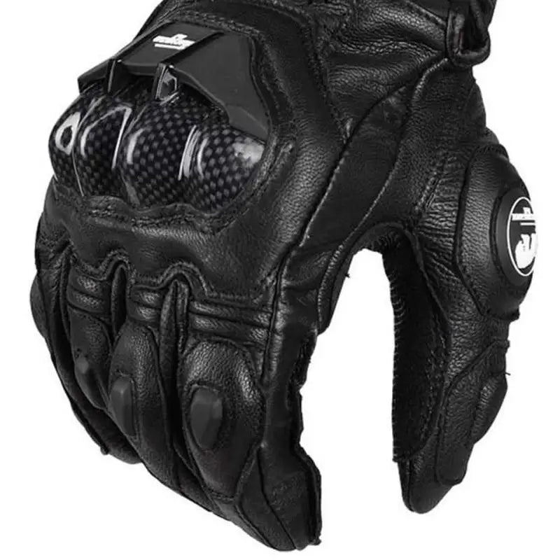 Winddichte leren handschoenen voor heren