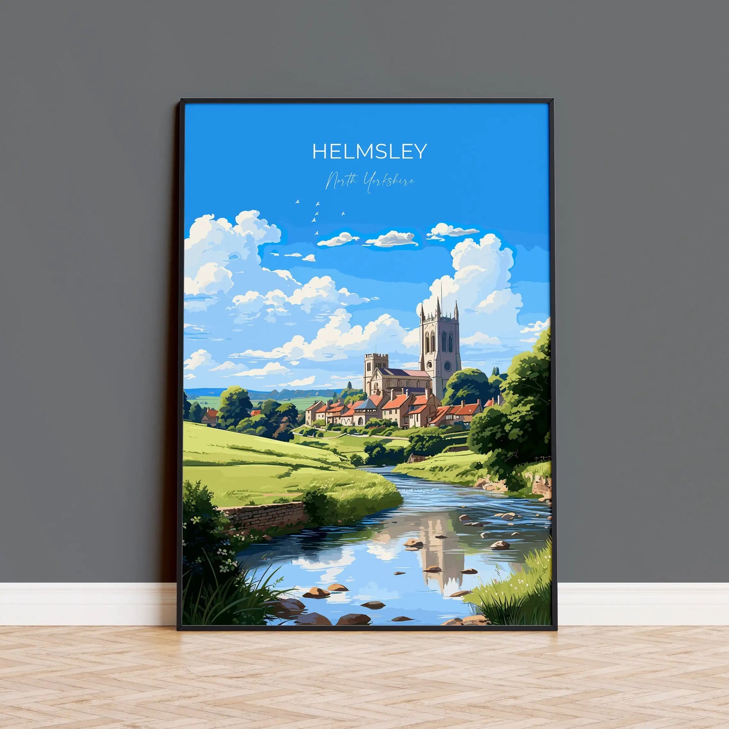 Fotoposter van landschappen of steden