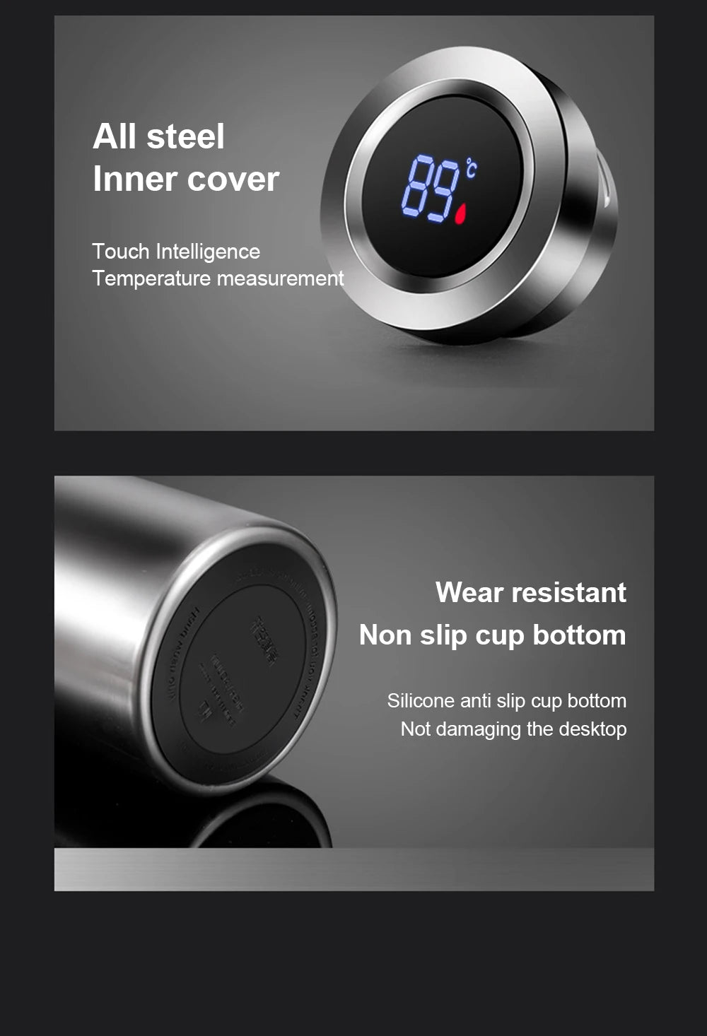 Thermosfles met dubbele wand – Houdt temperatuur vast