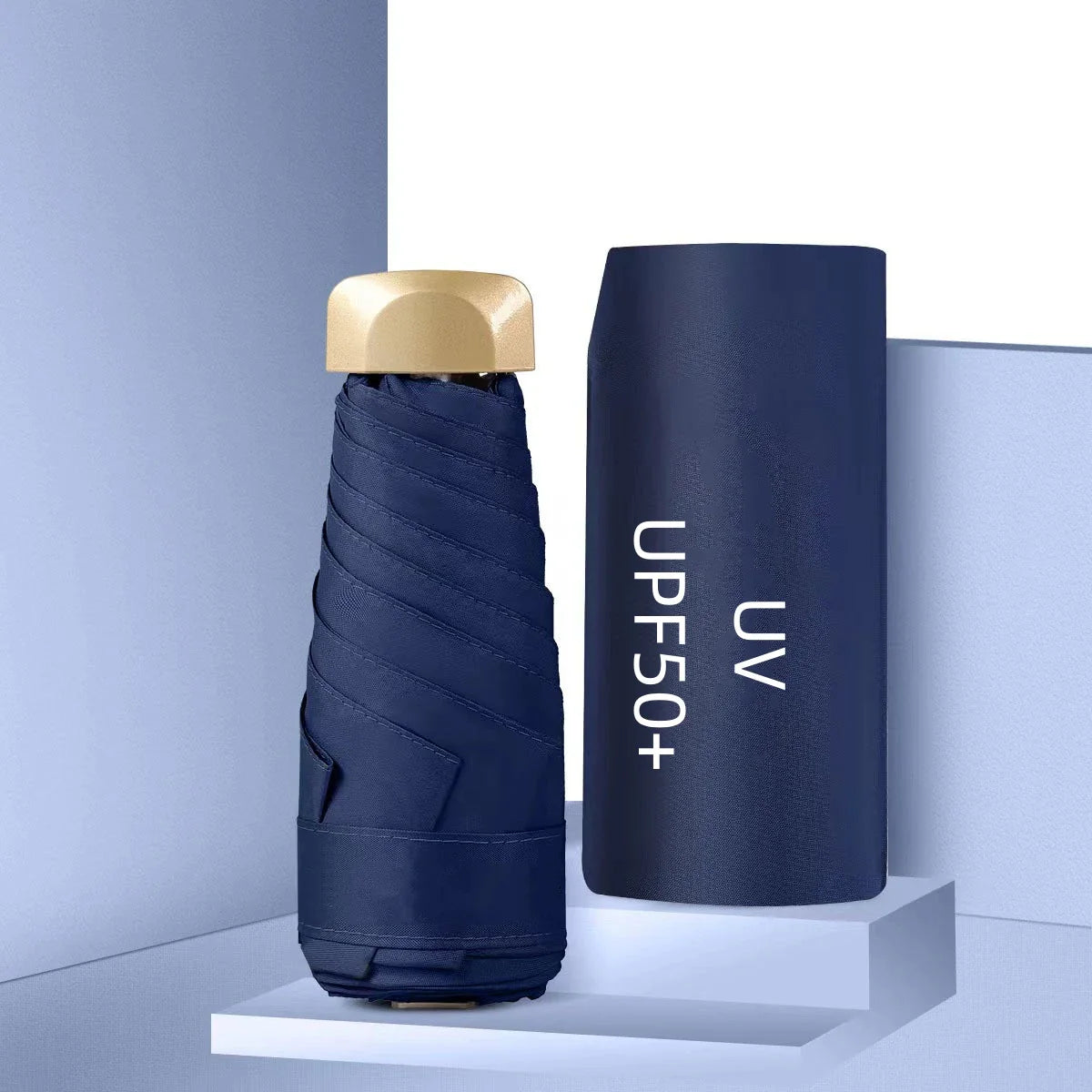 Stormproof paraplu met versterkte baleinen