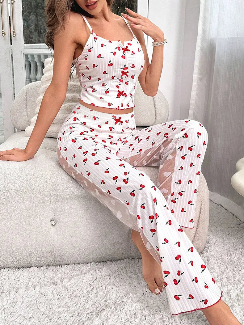 Dames pyjama met knopen – Klassiek en stijlvol