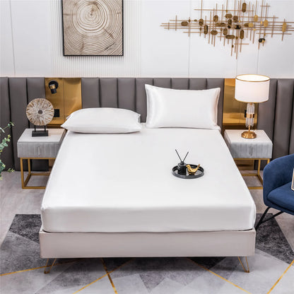 Luxe beddengoed wit satijn – Hotelervaring thuis