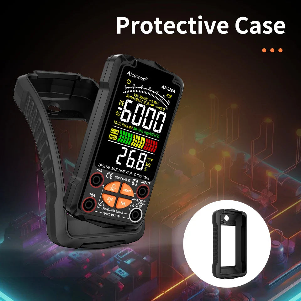 Multimeter voor nauwkeurige spanningsmeting