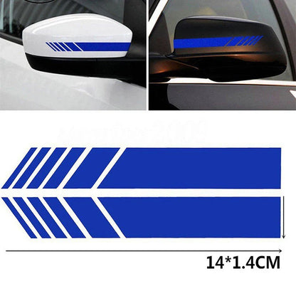 Auto stickers - Stickers for auto met sportieve strepen voor een unieke look