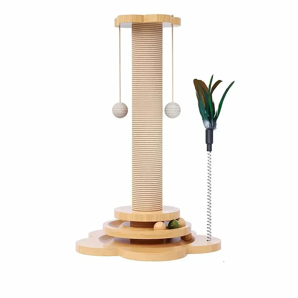 Krabpaal wanddesign met planken – Compact en praktisch