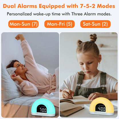 Wake up to light met zachte LED’s – Geen fel ochtendlicht