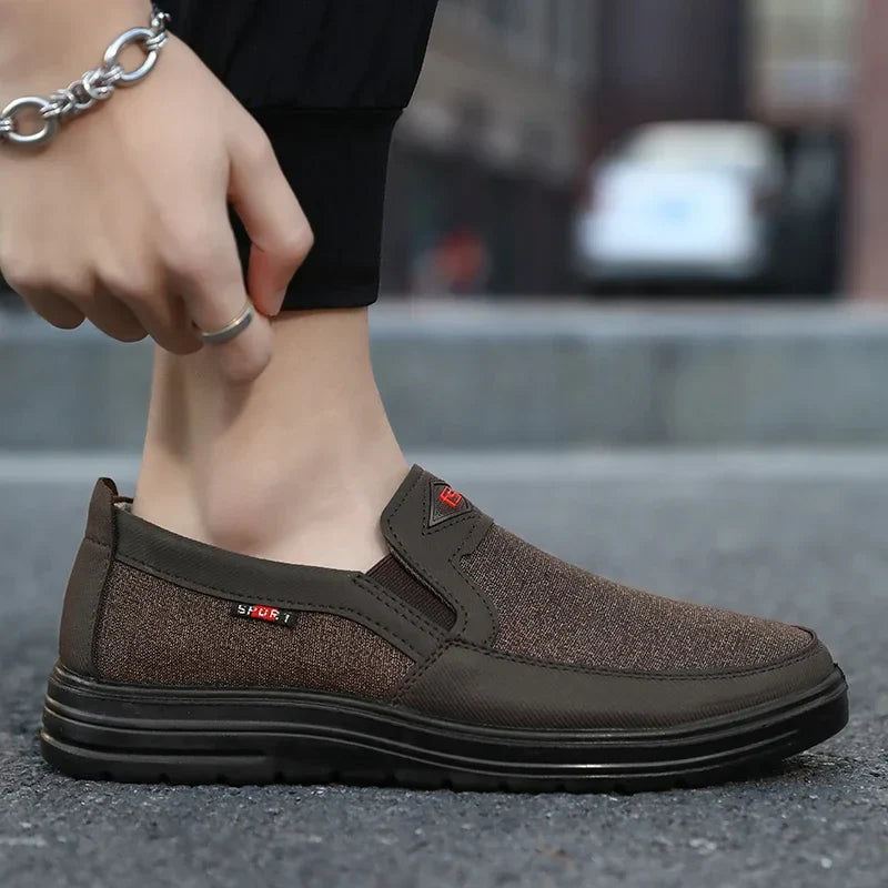 Zomerse schoenen heren met suède afwerking