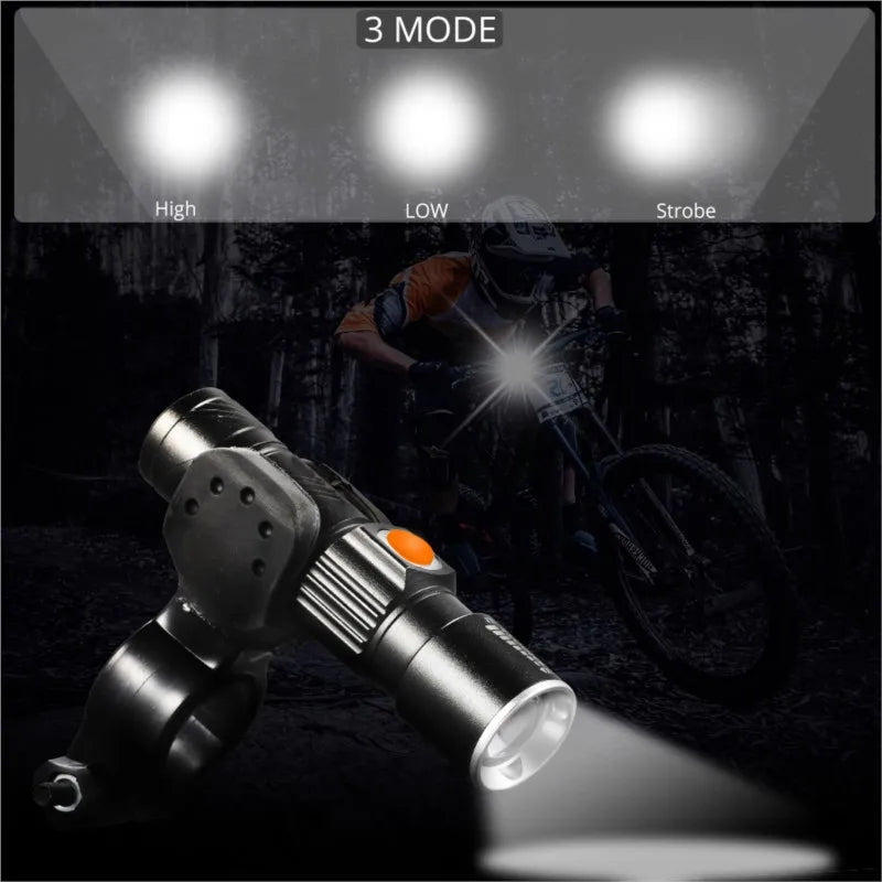 Fietslamp LED met anti-verblindingsfunctie