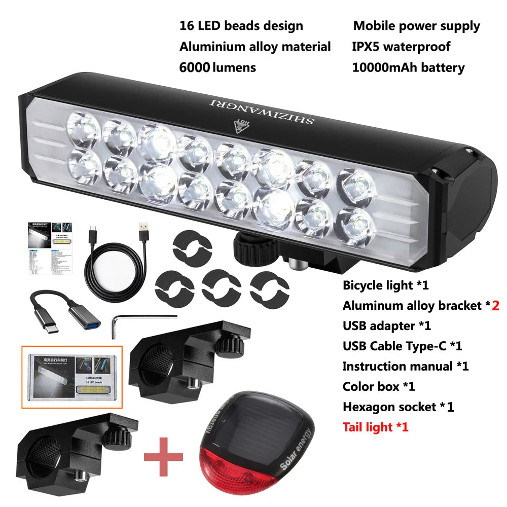 LED fietslamp met 360° zichtbaarheid
