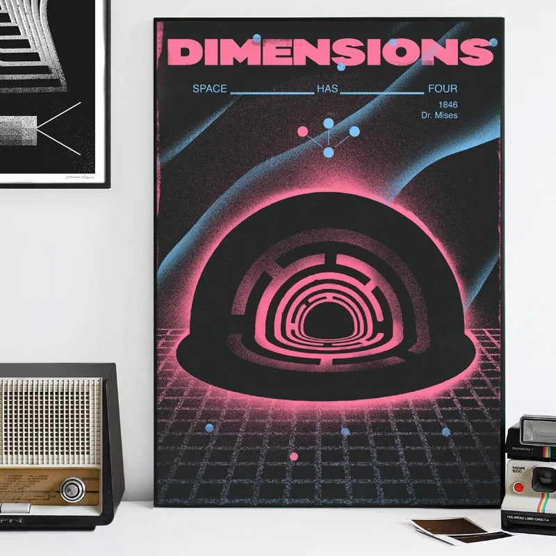 Kunstposter met klassiek werk