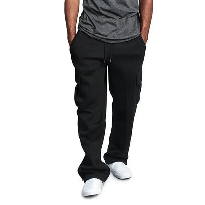 Linnen broek heren met zachte wassing – Relaxed effect