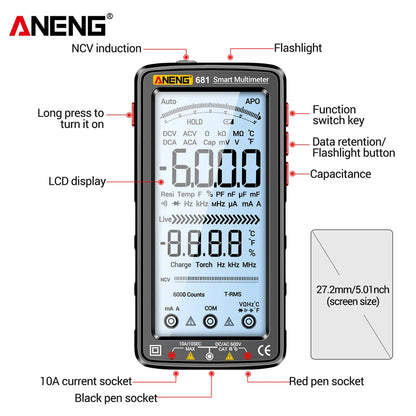 Multimeter geschikt voor elektronica reparatie