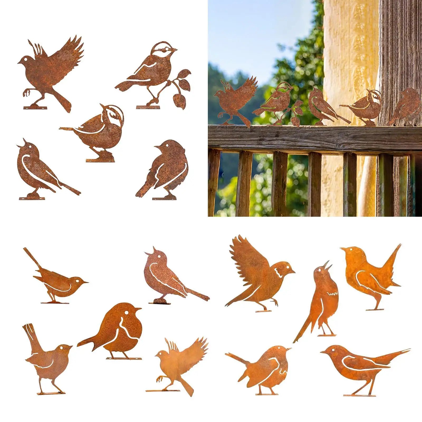 Tuindecoratie met houten pijlbordjes