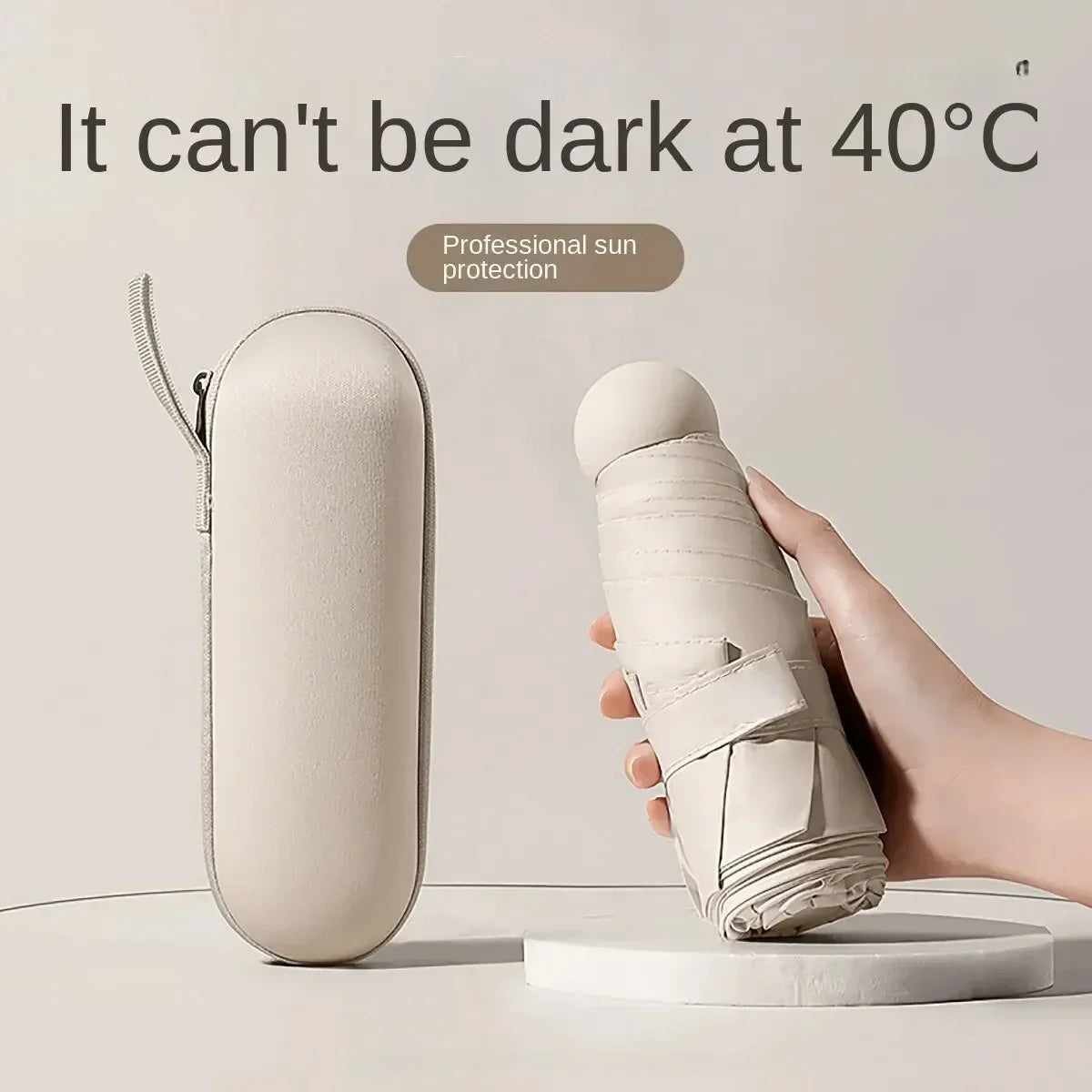 Stormproof paraplu met versterkte baleinen