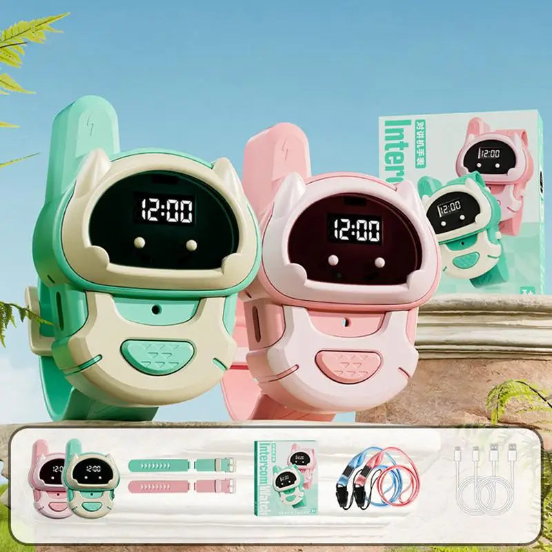Walkie talkie Intertoys met rubberen behuizing