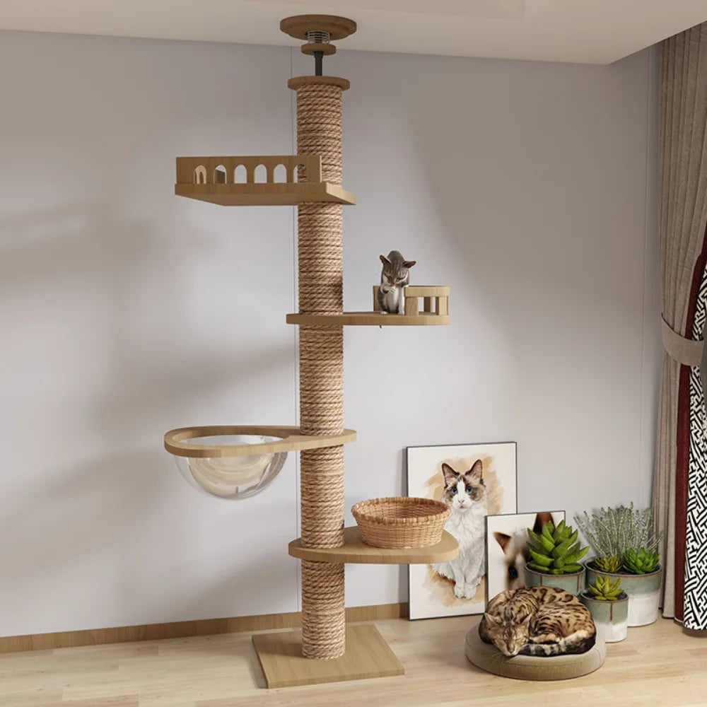 Kattenpaal in modern wit design – Tijdloos en fris