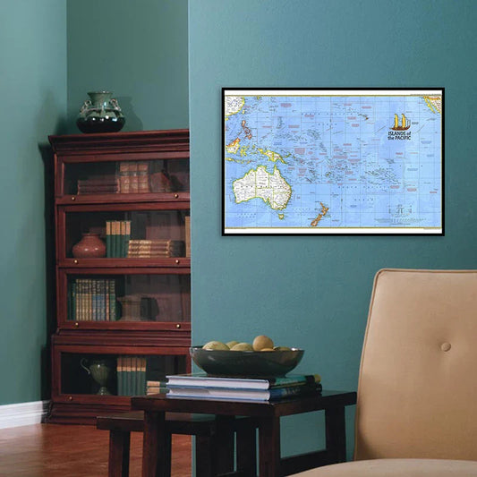 Wereldkaart schilderij – Een echte eyecatcher in huis